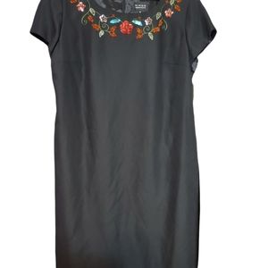 womens virgo brand dress black sequined NWT SZ 18